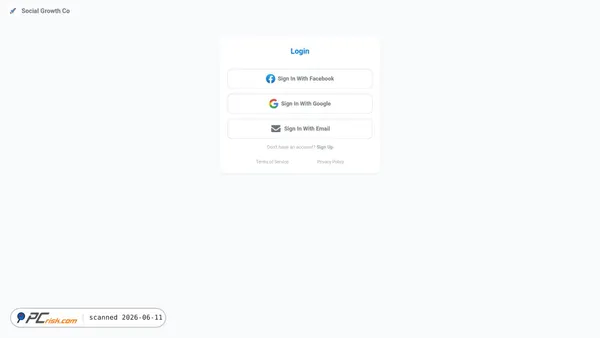 app.socialgrowthco.com screenshot