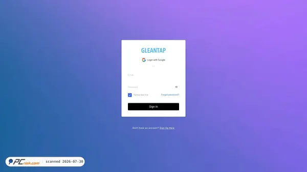 app2new.gleantap.com screenshot