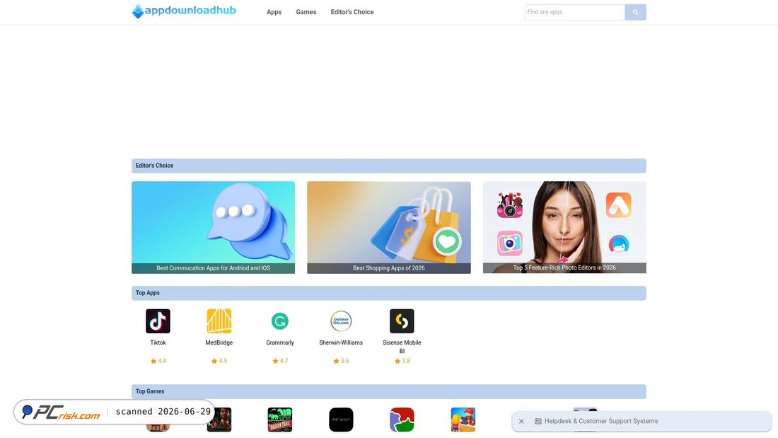 Screenshot of appdownloadhub.com