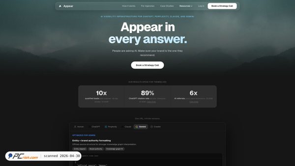 appearstrategy.com screenshot