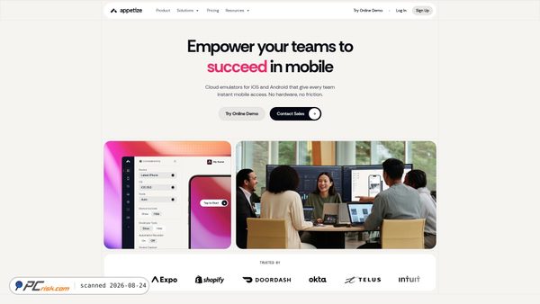 appetize.io screenshot