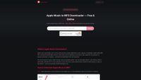 Zrzut ekranu apple-music-downloader.com