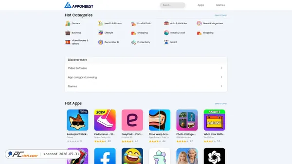 apponbest.com screenshot