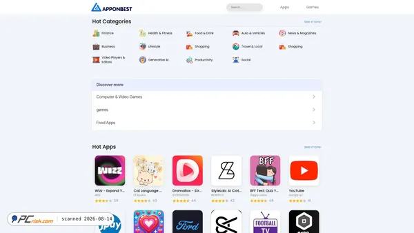 apponbest.com screenshot