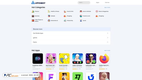 apponbest.com Screenshot