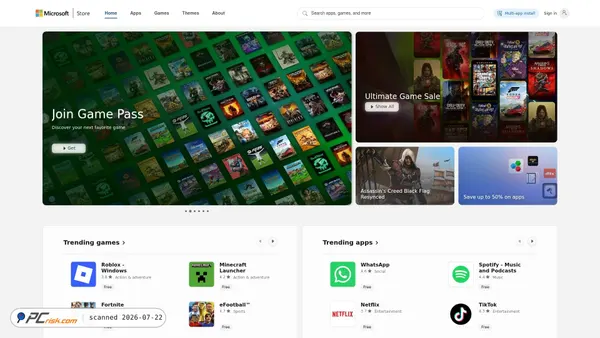 apps.microsoft.com screenshot