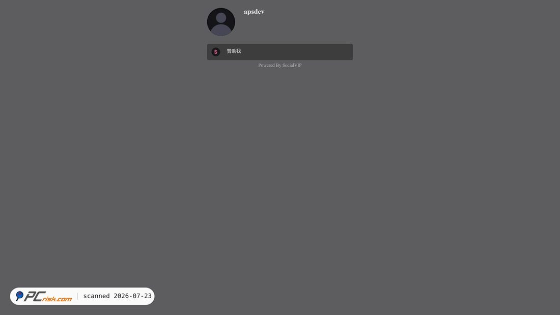 Screenshot von apsdev.psce.pw