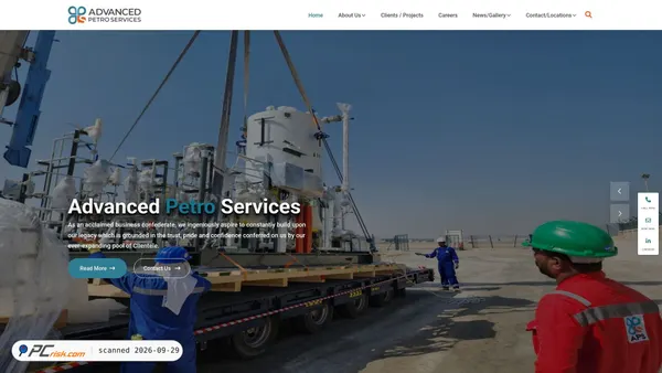 apsenergy.com screenshot
