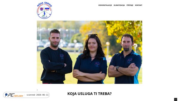 aquaservis.hr screenshot