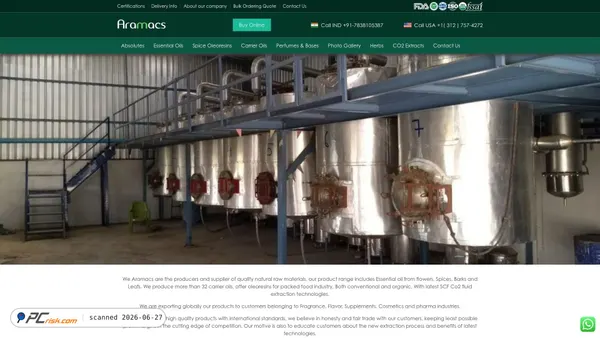 aramacs.com screenshot