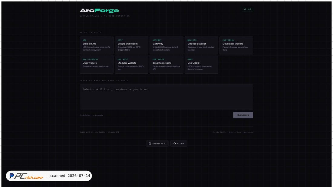 Screenshot of arc-forge-ten.vercel.app