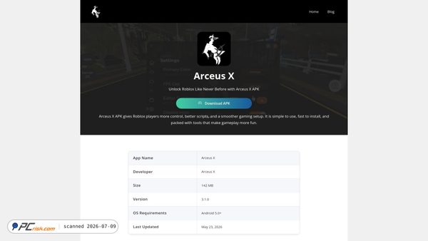 arceusxapk.com screenshot