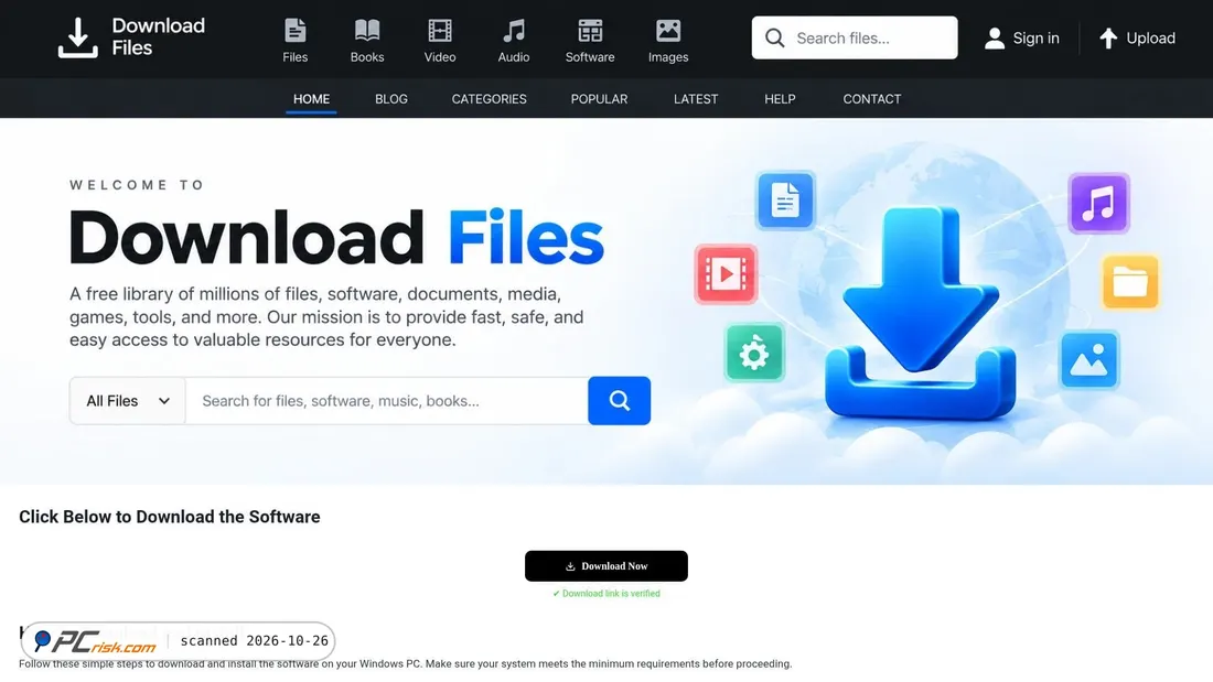 Screenshot von archive-download.click