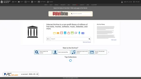 archive.org screenshot