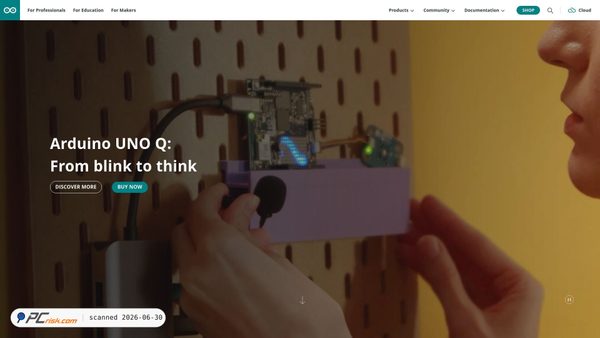 arduino.cc screenshot