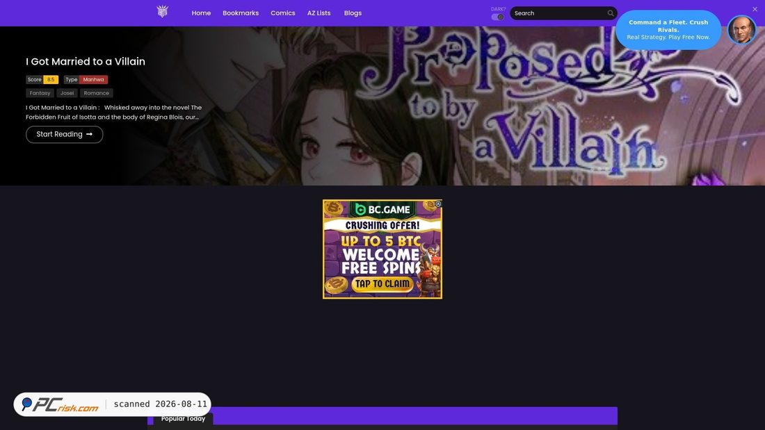Screenshot von arenascan.com
