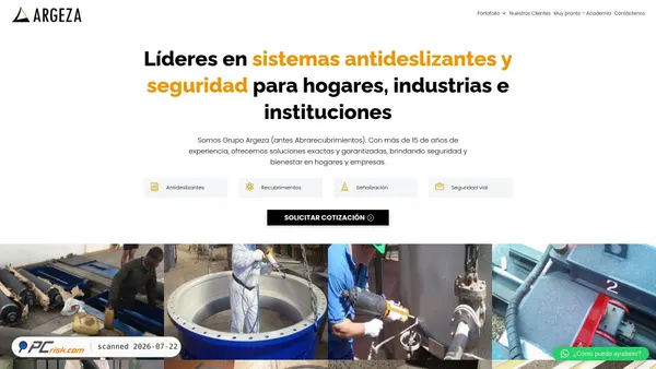 argeza.com.co screenshot