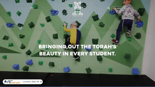 ariecrown.org screenshot