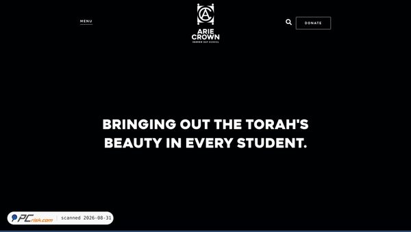 ariecrown.org Screenshot