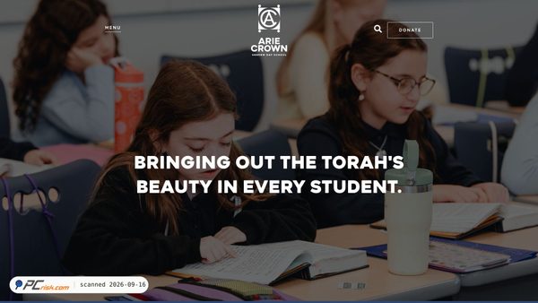 ariecrown.org screenshot