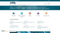 arin.net screenshot