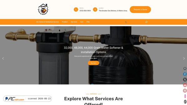 arkhandymanservice.com Screenshot