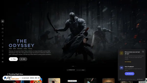 arrowtv.net screenshot