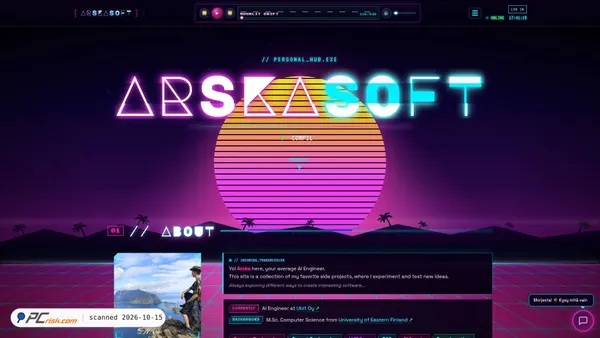Capture d’écran de arskasoft.fi