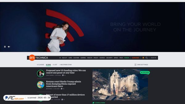 arstechnica.com screenshot