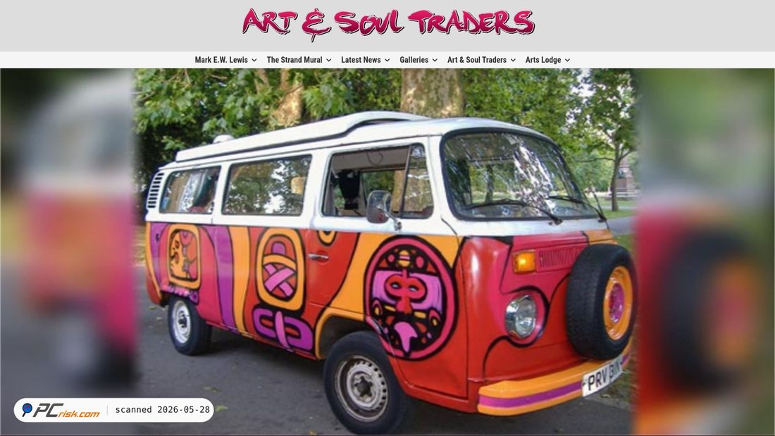 Screenshot di artandsoultraders.com