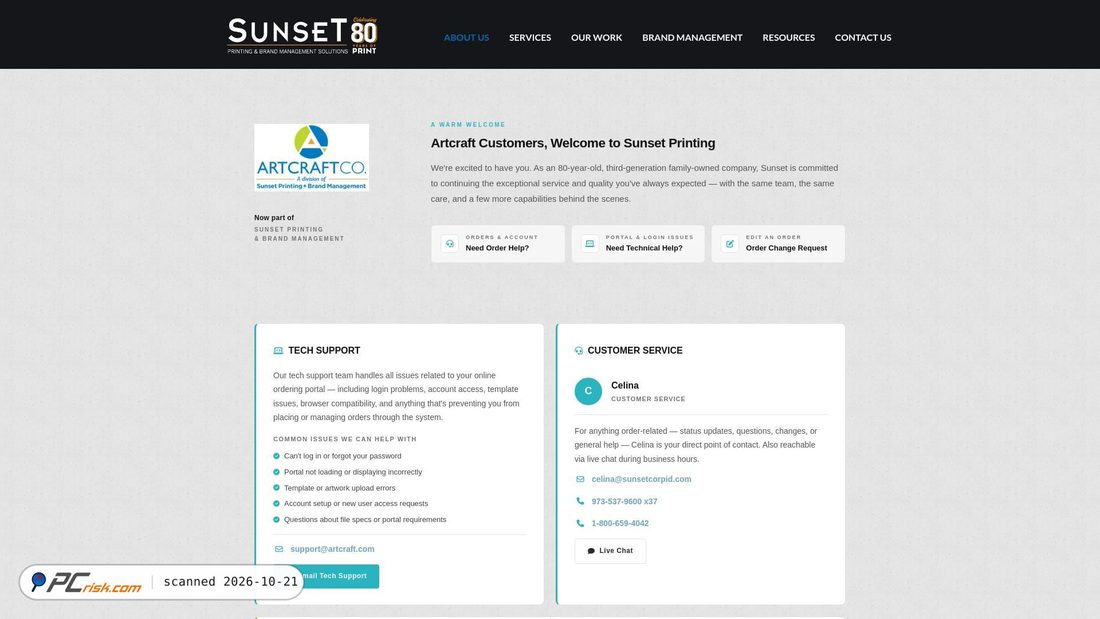 Screenshot of artcraft.com