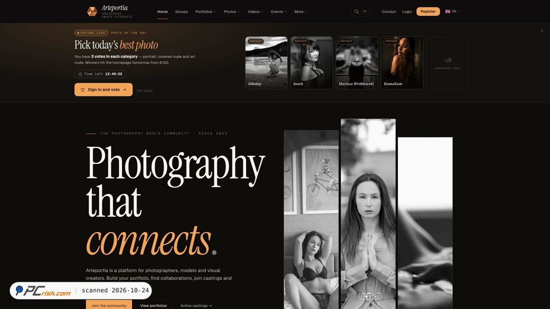 Screenshot di arteportia.pl