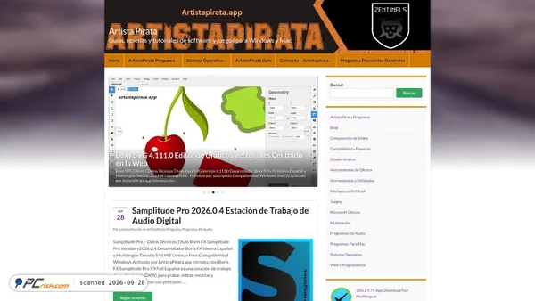 artistapirata.app Screenshot