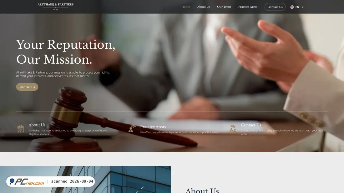 Screenshot of artthakij.com