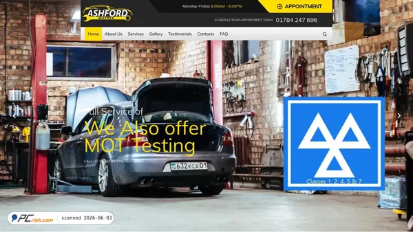 ashfordmotors.webdevelopment-server.com screenshot