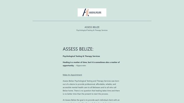 assessbelize.com screenshot