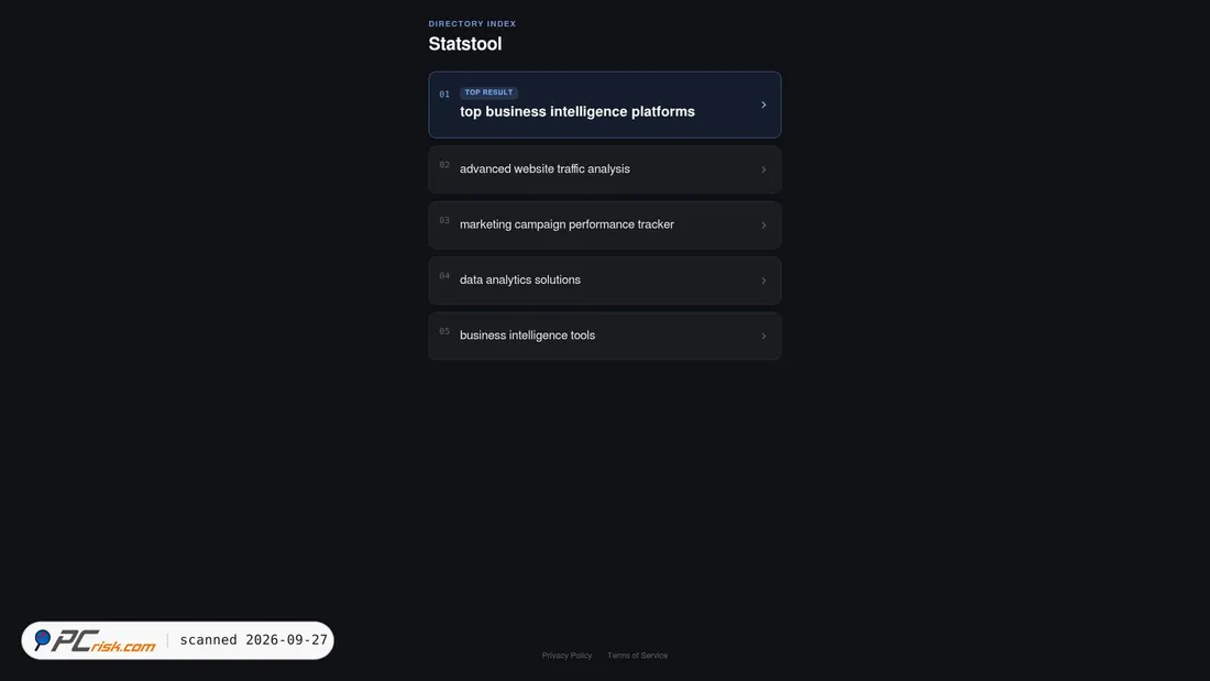 Captura de ecrã de assoass.com.statstool.com