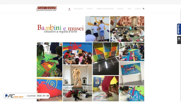associazionetantdonnes.com screenshot