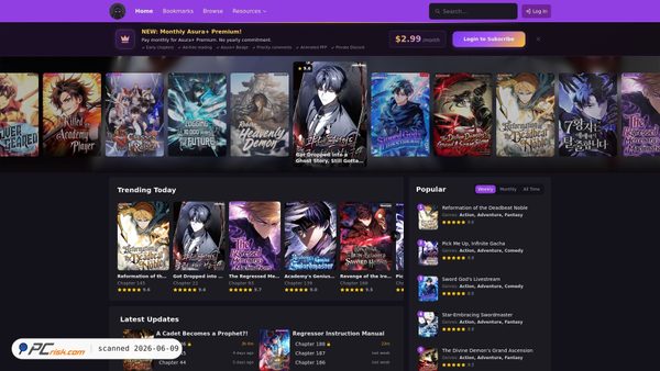 asurascans.com screenshot