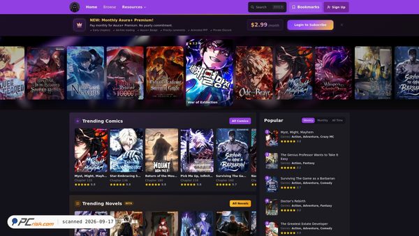 asurascans.com screenshot