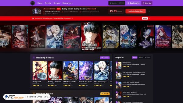 asurascans.com screenshot