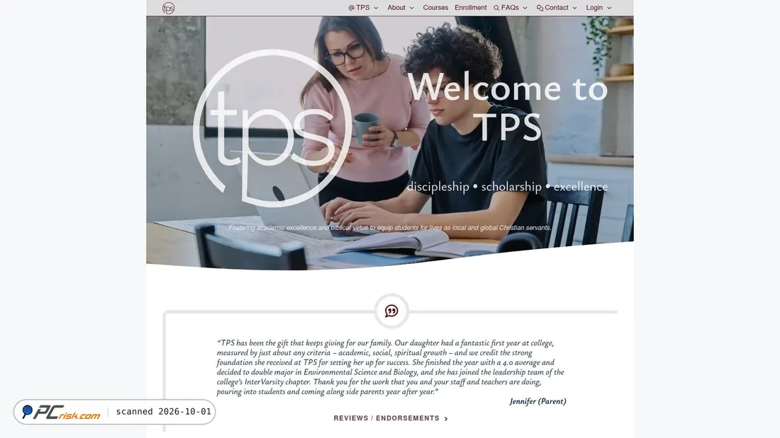 Captura de ecrã de at-tps.org