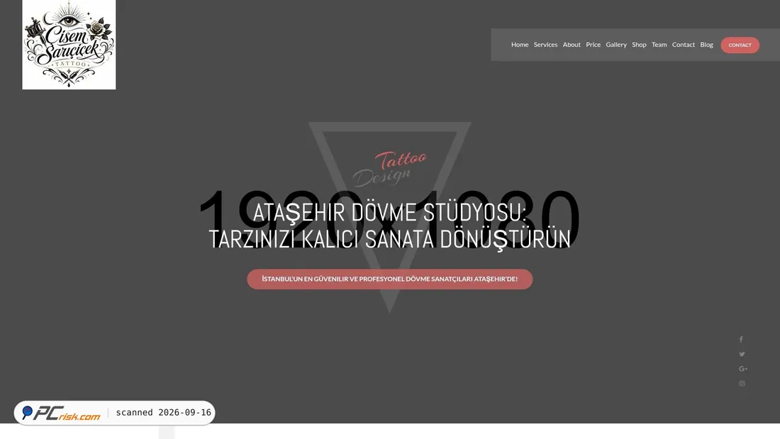 Screenshot of atasehirdovme.com.tr