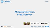aternos.org screenshot