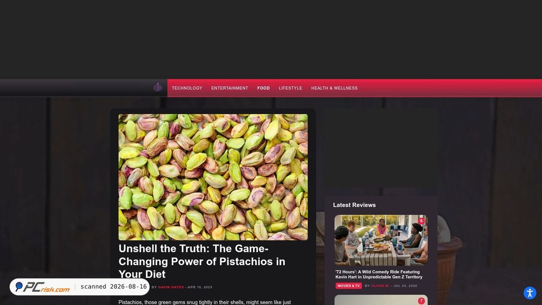 Screenshot of athomedaily.com