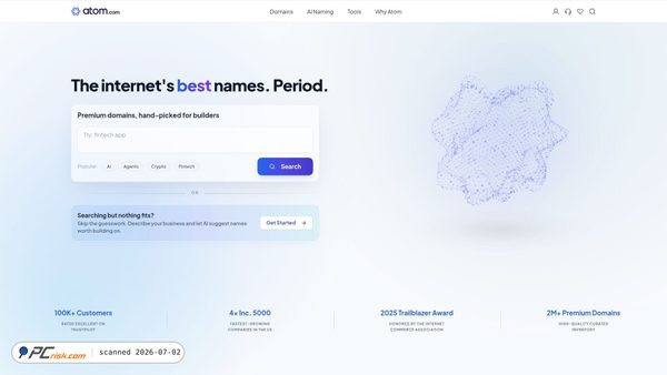 atom.com screenshot
