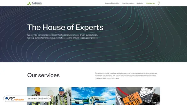 audentra.com screenshot