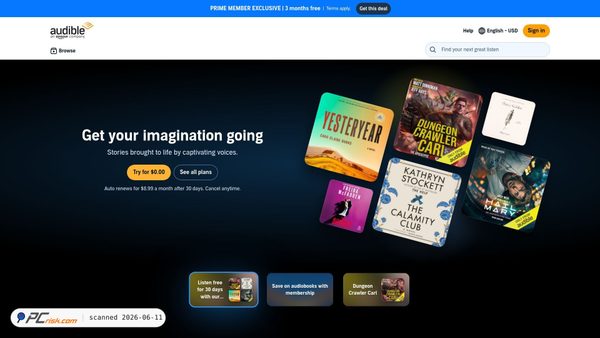 audible.com screenshot