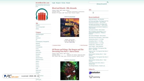 audiobookbay.lu screenshot