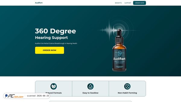 audisoothe.com screenshot